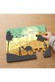 Develer - Desert - Egypt Designed 24 Piece Wooden Children's Puzzle Mpk0428