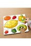 24 Piece Wooden Children's Puzzle with Fruits and Vegetables Design Mpk0312