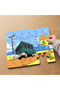 24 Piece Wooden Children's Puzzle with Car Design on a Long Road Mpk0805