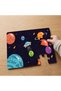 24 Piece Wooden Children's Puzzle with Space Ufo and Planets Design Mpk1163