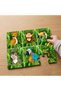 24 Piece Wooden Children's Puzzle with Safari Animals Design Mpk1220