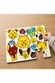 24 Piece Wooden Children's Puzzle with Cute Dog Faces Design Mpk0441