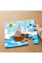 24 Piece Wooden Children's Puzzle with Aquatic Animals Design Mpk0868