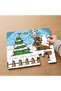 New Year's House Designed 24 Piece Wooden Children's Puzzle Mpk0766