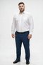 Men's Plus Size Long Sleeve Pocket Shirt