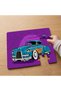 24 Piece Wooden Kids Puzzle with Blue Car Illustration Design Mpk0700
