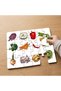 Vegetable Variety - Vegetables Designed 24 Piece Wooden Children's Puzzle Mpk0725