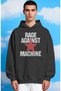 Rage Against the Machine Rock Metal Music Band Pre-Printed Unisex Oversize Premium Hoodie