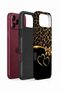 iPhone 18 Pro Vorian Double Layer Gold Heart Leopard Case - 2
