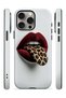 iPhone 15 Pro Vorian Magsafe Double Layer Leopard Lip Case - 3
