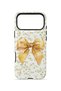 iPhone 18 Pro Vorian Magsafe Double Layer Golden Floral Bow Case - 4