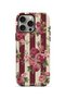 iPhone 15 Pro Max Vorian Magsafe Dual Layer Claret Red Rose Stripe Case
