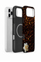 iPhone 17 Pro Max Vorian Magsafe Dual Layer Dark Leopard Floral Case - 2