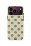 iPhone 18 Pro Max Vorian Double Layer Cream Blue Polka Dot Case