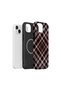 iPhone 14 Plus Vorian Magsafe Double Layer Powder Black Plaid Case - 2