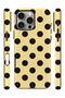 iPhone 16 Pro Vorian Double Layer Cream Brown Polka Dot Case - 3