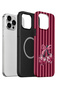 iPhone 14 Pro Max Vorian Magsafe Dual Layer Disco Cherry Stripe Case - 2
