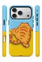 iPhone 17 Pro Max Vorian Double Layer Sleepy Orange Cat Case - 3