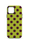 iPhone 13 Vorian Magsafe Double Layer Lemon Plum Polka Dot Case - 4