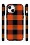 iPhone 14 Plus Vorian Magsafe Double Layer Orange Buffalo Check Case - 3
