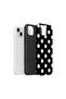 iPhone 13 Vorian Double Layer Black Cream Polka Dot Case - 2