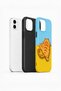 iPhone 12 Vorian Double Layer Sleepy Orange Cat Case - 2
