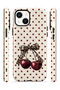 iPhone 15 Vorian Magsafe Double Layer Wild Cherry Bow Case - 3