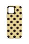 iPhone 13 Vorian Magsafe Double Layer Cream Brown Polka Dot Case - 4