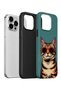 iPhone 15 Pro Max Vorian Cool Cat Case with Double Layer Glasses - 2
