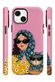 iPhone 13 Vorian Double Layer Bohemian Cat Case - 3