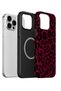 iPhone 14 Pro Max Vorian Magsafe Dual Layer Fuchsia Leopard Case - 2