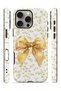 iPhone 16 Pro Max Vorian Magsafe Double Layer Golden Floral Bow Case - 3