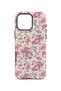 iPhone 16 Pro Vorian Double Layer Pink Vintage Floral Case - 4