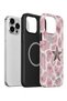iPhone 15 Pro Vorian Magsafe Double Layer Pink Satin Star Case - 2
