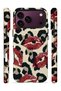 iPhone 18 Pro Vorian Magsafe Double Layer Leopard Lipstick Marks Case - 3