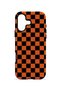 iPhone 17 Vorian Magsafe Dual Layer Orange Checkerboard Case - 4