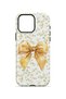 iPhone 15 Pro Max Vorian Magsafe Double Layer Golden Floral Bow Case - 4