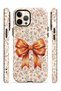 iPhone 12 Pro Vorian Double Layer Autumn Floral Bow Case - 3