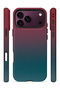 iPhone 18 Pro Max Vorian Double Layer Teal Plum Gradient Case - 3