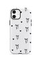 iPhone 12 Vorian Double Layer Tiny Bows Hearts Case
