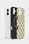 iPhone 16 Vorian Magsafe Double Layer Cream Blue Polka Dot Case - 2