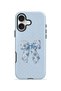 iPhone 16 Plus Vorian Magsafe Double Layer Blue Toile Bow Case