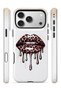 iPhone 17 Pro Max Vorian Magsafe Double Layer Dripping Leopard Lip Case - 3