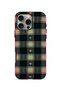 iPhone 16 Pro Vorian Double Layer Heart Vintage Plaid Case