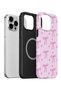 iPhone 15 Pro Max Vorian Magsafe Double Layer Candy Pink Ribbon Toss Case - 2