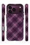 iPhone 18 Pro Vorian Double Layer Lilac Smoke Plaid Case - 3