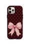 iPhone 12 Pro Vorian Double Layer Blush Heart Bow Case