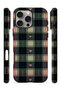 iPhone 16 Pro Vorian Double Layer Heart Vintage Plaid Case - 3