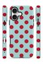 iPhone 16 Vorian Double Layer Mint Red Polka Dot Case - 3
