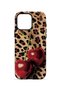 iPhone 15 Pro Vorian Magsafe Dual Layer Leopard Cherry Case - 4